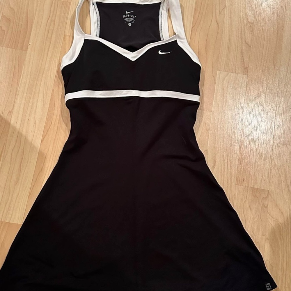 Nike Women's Dress in Black with White Accents